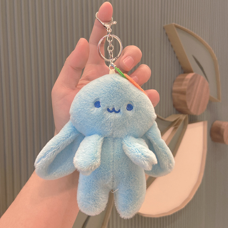 Schoolbag Doll Toys Wholesale Lovely Bag Ornaments Key Pendants Cinnamon Dog Doll Plush Key Chain