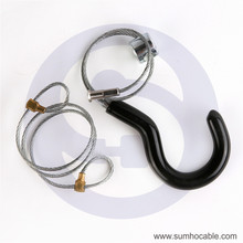 东莞双和拉索系统 弹簧安全绳、不锈钢 弹簧绳、弹簧式钢绳