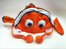 海底总动员 小丑鱼尼莫毛绒玩具 小丑鱼帽子 舞台表演帽子