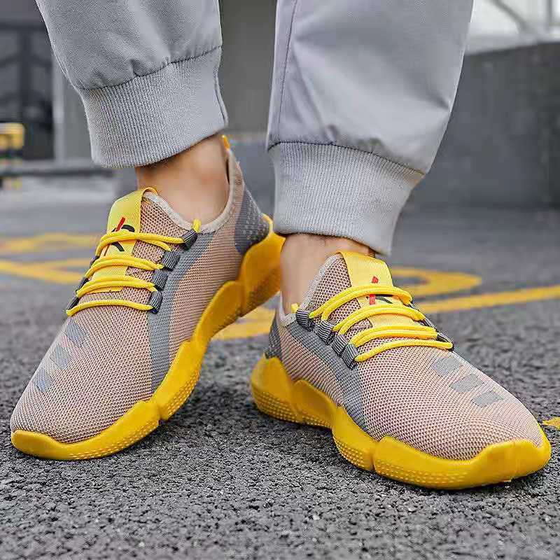 Z2021 Summer Shallow Mouth Casual Shoes Low-Top Running Shoes New Shoes Casual Sneaker Men's Shoes