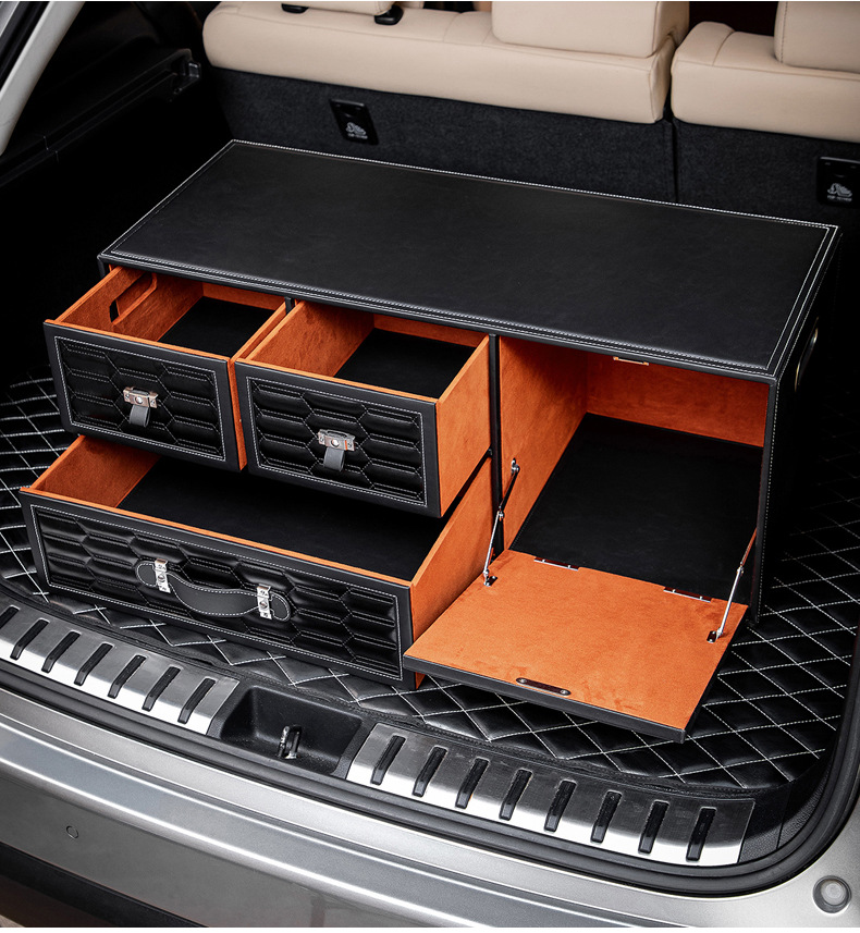汽车后备箱收纳箱整理储物箱车载用品行李尾箱置物箱suv轿车适用