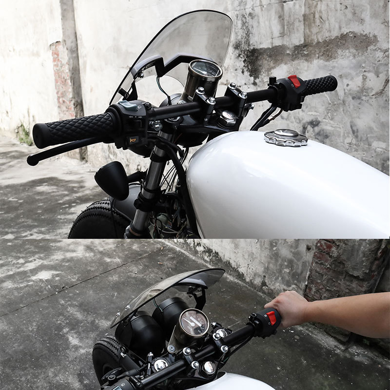 摩托车改装车把街车赛车复古22mm手把直把管通用配件【跨境直销】