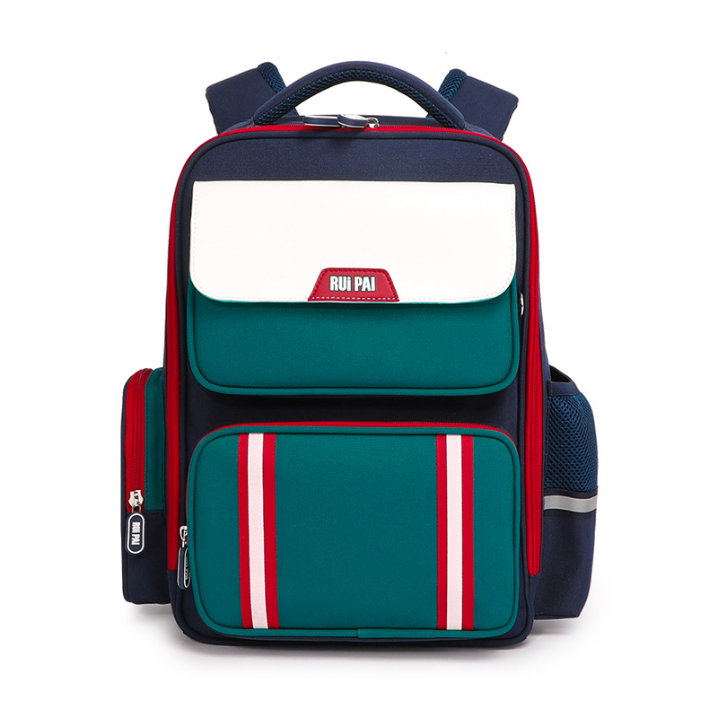 Schoolbag Children's Boys and Girls Grade One Two Three to Six British Style Spine Protection Burden Reduction Boys New Primary School Students