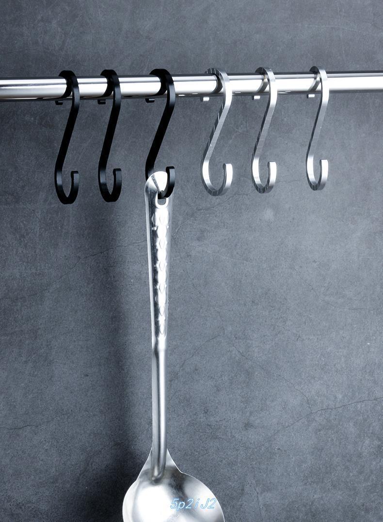 s挂钩防掉扁钩黑色s型挂钩晒腊肉吊钩晾肉香肠小弯钩s双头挂钩s勾