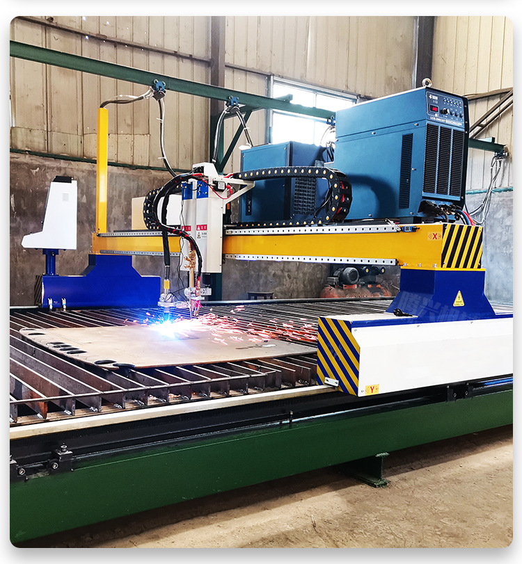 龙门式数控等离子火焰切割机钢板不锈钢精密自动台式等离子切割机