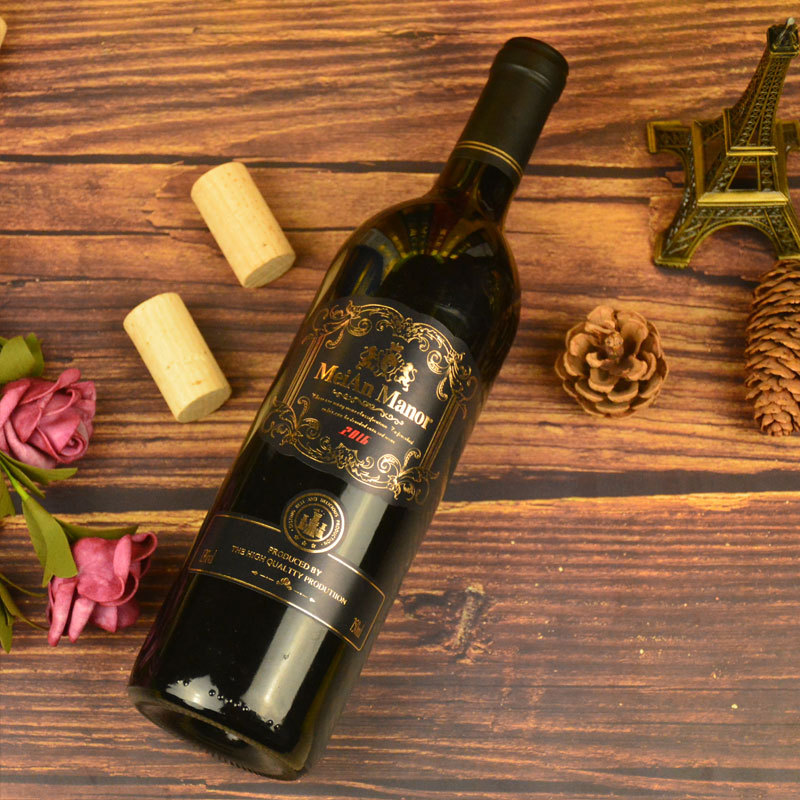 法国原液2支装赤霞珠红酒整箱干红红葡萄酒2瓶木盒礼盒装网红