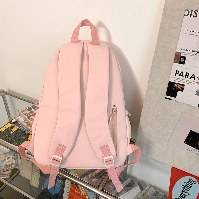 2023 New Fashion Travel Large Capacity Backpack Girl Korean Backpack Junior High School Student Middle School Student Leisure Schoolbag