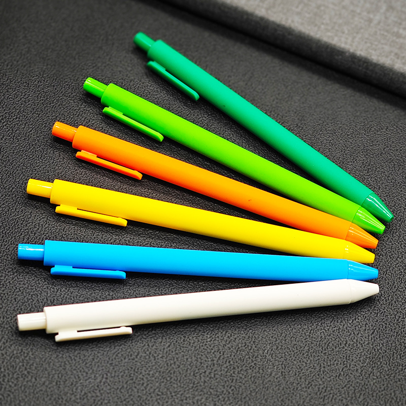 Gel Pen Customized Logo Advertising Marker Printing Customized Macaron Color Press Ball Pen Carbon Pen Gift Pen Wholesale