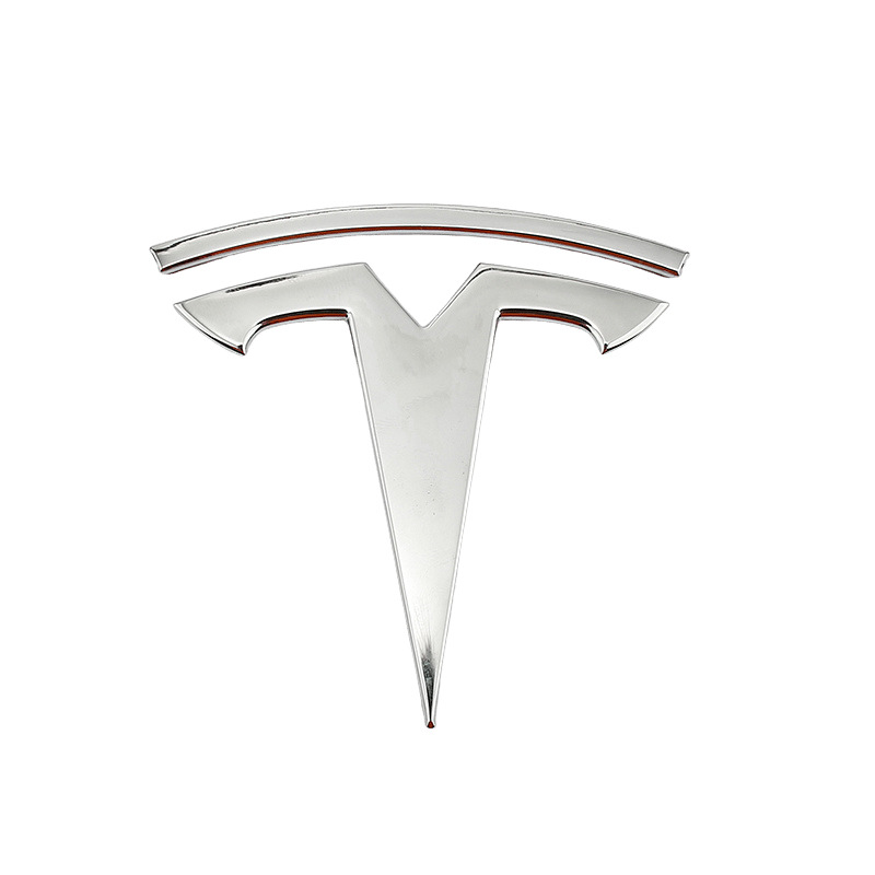 适用于特斯拉机盖标model 3 s x y金属车标 特斯拉后尾标车头前标