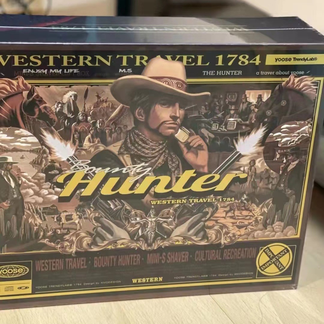 yoose有色电动剃须刀赏金猎人zippo打火机高级礼盒送领导男士礼品