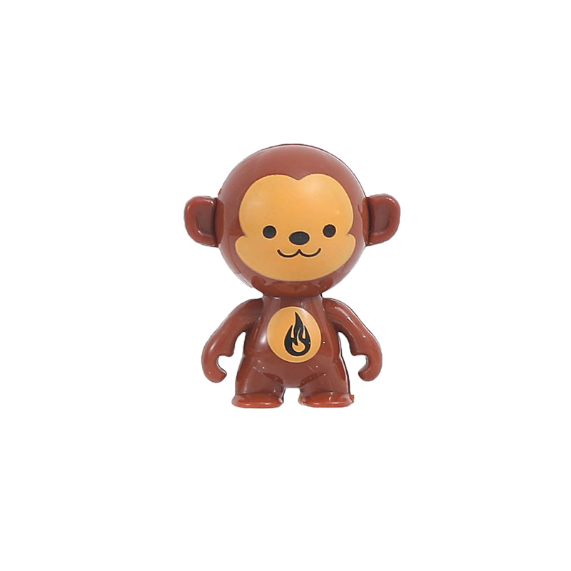 Internet Celebrity Tumbler Cartoon Small Toy Falling Rotating Stunt Little Cute Monkey Capsule Toy Promotional Gifts Can Be Sent on Behalf
