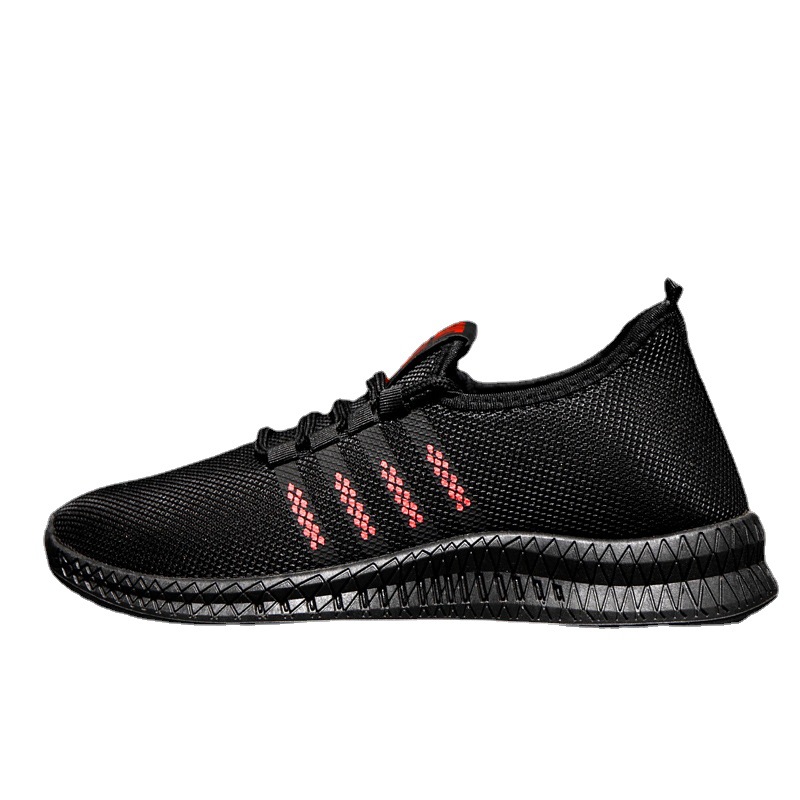 Men's Mesh Shoes Casual Sports Fashion Trendy Breathable Korean Style Daddy Versatile 2023 Spring and Autumn New Soft Bottom