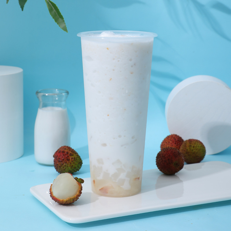 欣星鹭 荔枝果浆奶茶店专用多肉果泥果酱风味饮料荔枝果粒酱1.1kg