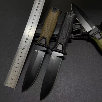 户外生存高硬度战术直刀戈博求生救援随身军刀露营刀具收藏防身