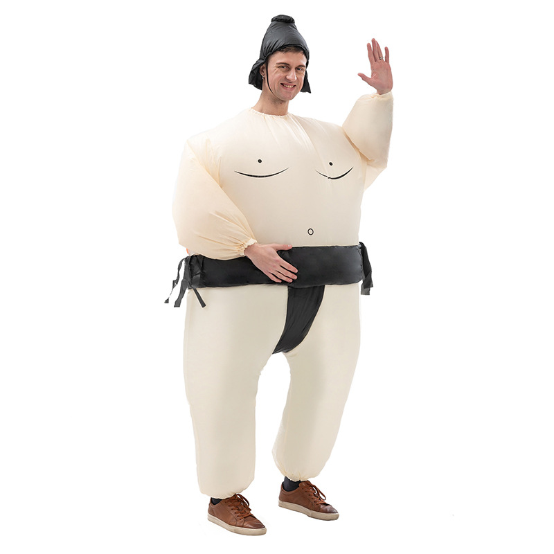 儿童成人相扑充气服角色扮演搞笑演出服卡通人偶胖子表演道具玩具