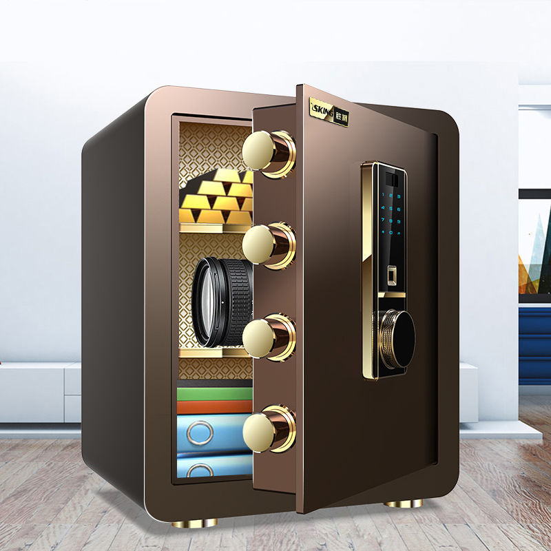 室保险箱防盗保险柜钢材电子密码酒店保险柜入墙式小型保险柜0669