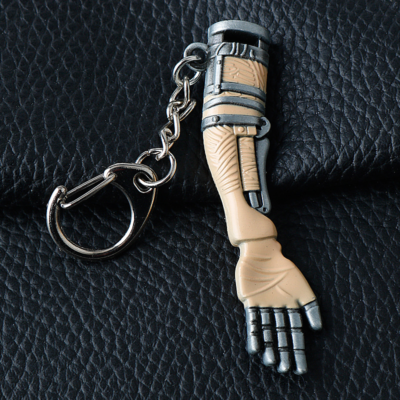 游戏只狼:影逝二度周边钥匙扣 机械手臂忍义手义肢模型合金挂件