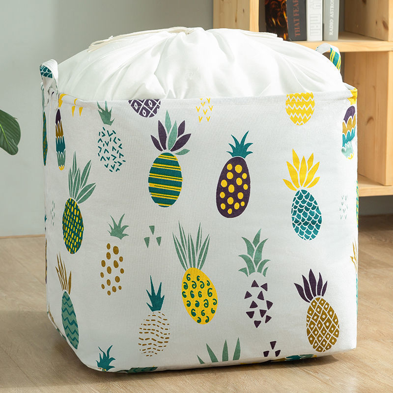 Big Mac Dirty Clothes Storage Basket Folding Toy Storage Box Drawstring Laundry Basket Moving Clothes Quilt Buggy Bag