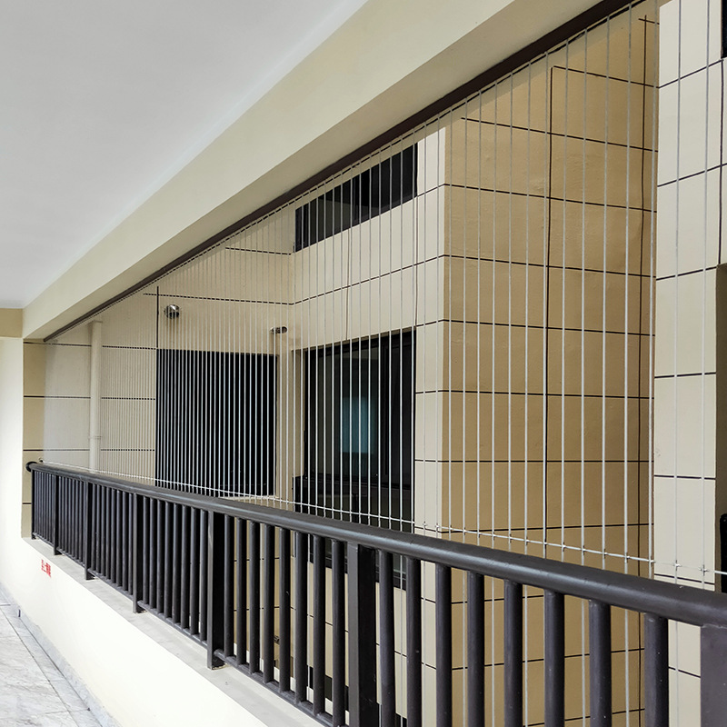 合肥隐形防护网防盗窗儿童高层防护飘窗阳台连廊楼梯过道钢丝防护