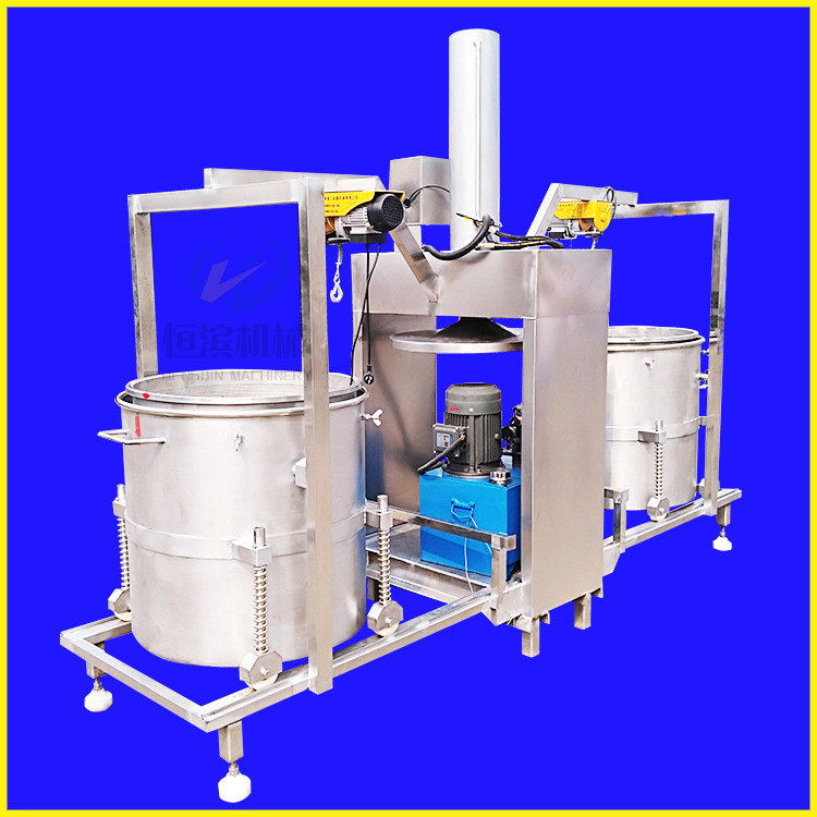 泡发竹笋脱水压榨机 浓稠果蔬酵素泥渣过滤压榨机 酸枣仁粉脱水机