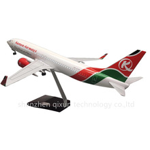 Scale 1:85 47cm B737-800 Kenya Airways肯尼亚航空飞机模型