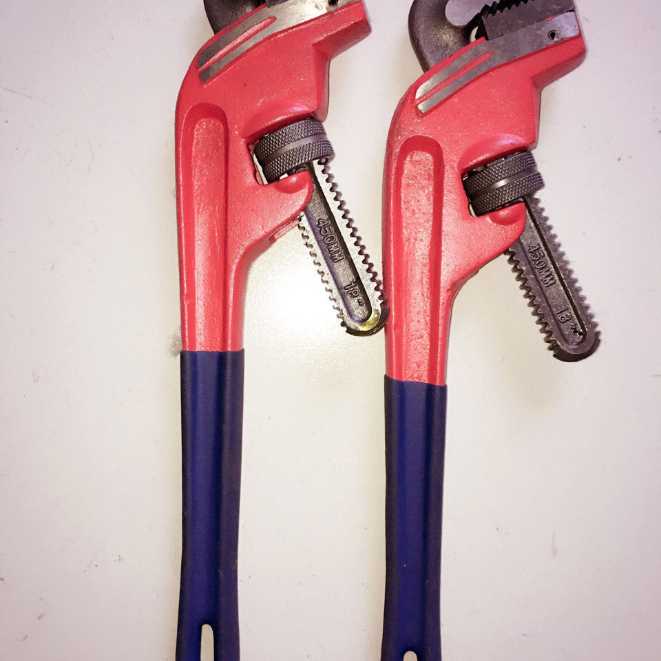 管子钳14寸新管钳多功能 水管钳偏置式斜头管管子钳水暖工具重型