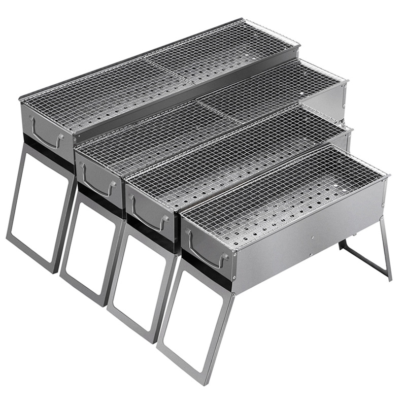 烧烤架商用摆摊大号bbq架子家用木炭无烟室内烤肉加厚11人以上用