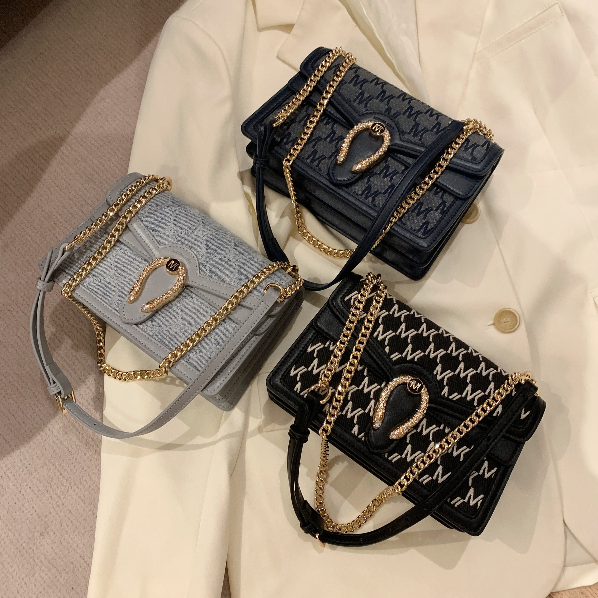 酒之意韵 链条包包女夏2021新款爆款时尚单肩斜挎包