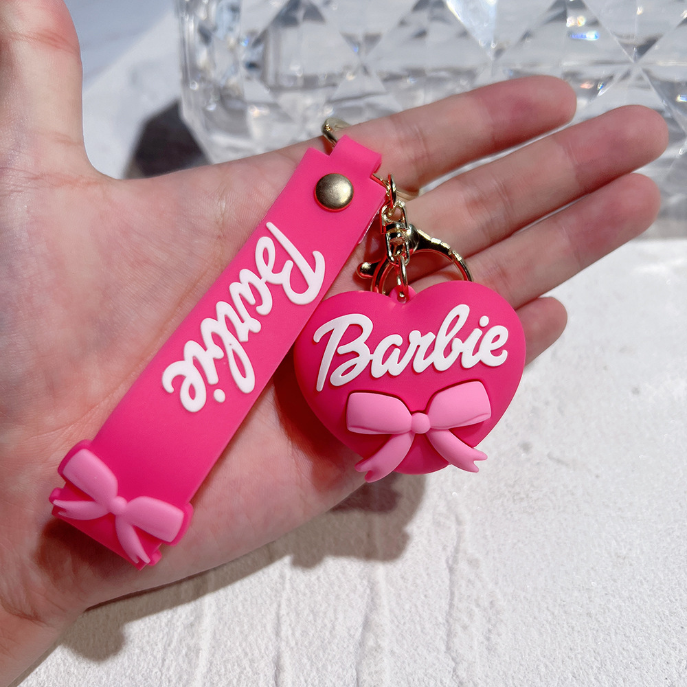 Barbie Doll Baby Doll Coin Purse Letters Ornaments Keychain Cute Cartoon Pendant Girlfriends Schoolbag Accessories