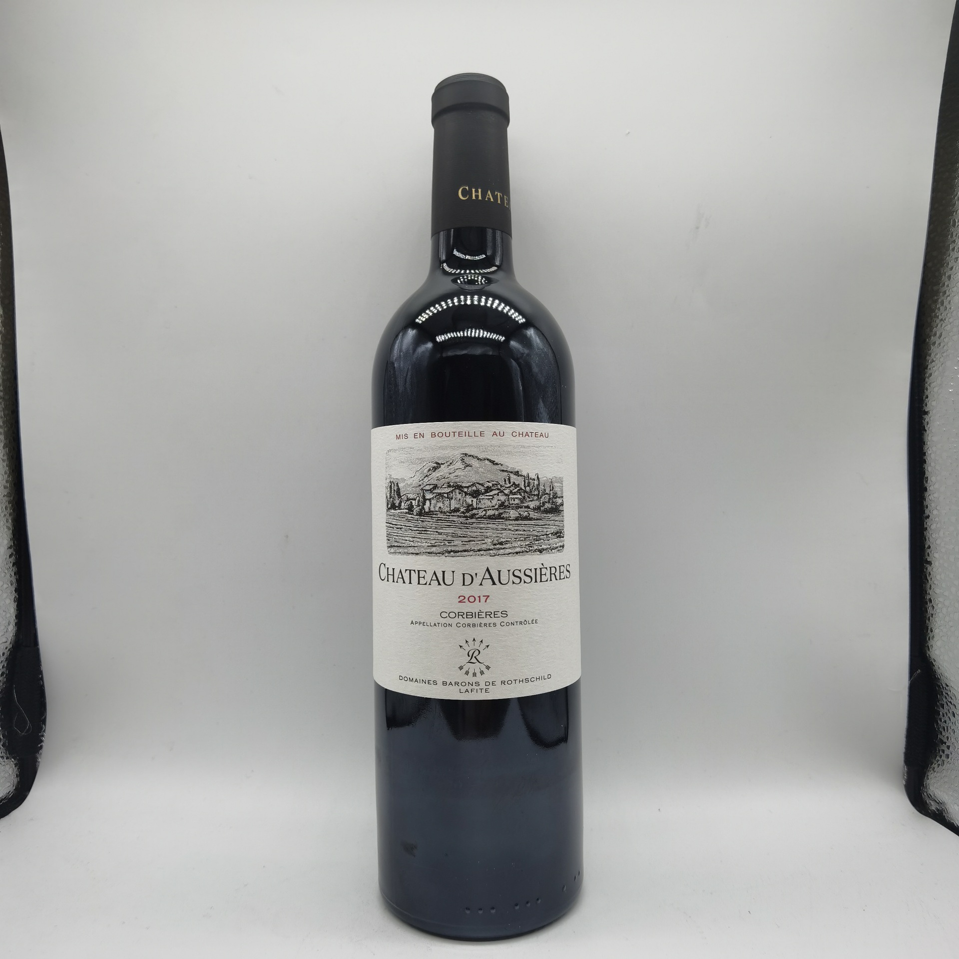 包邮特价 法国原瓶红酒 2017年奥希耶古堡干红葡萄酒拉菲红酒