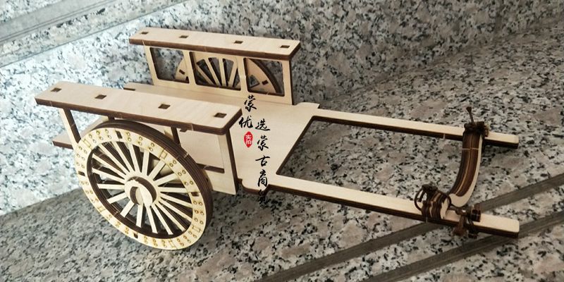 拼图 蒙古族特色工艺品勒勒车拼图蒙古包装饰品内儿童玩具