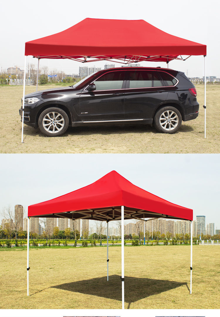 雨棚加厚户外广告遮阳棚折叠遮阳伞伸缩四脚夜市大伞摆摊防雨帐篷