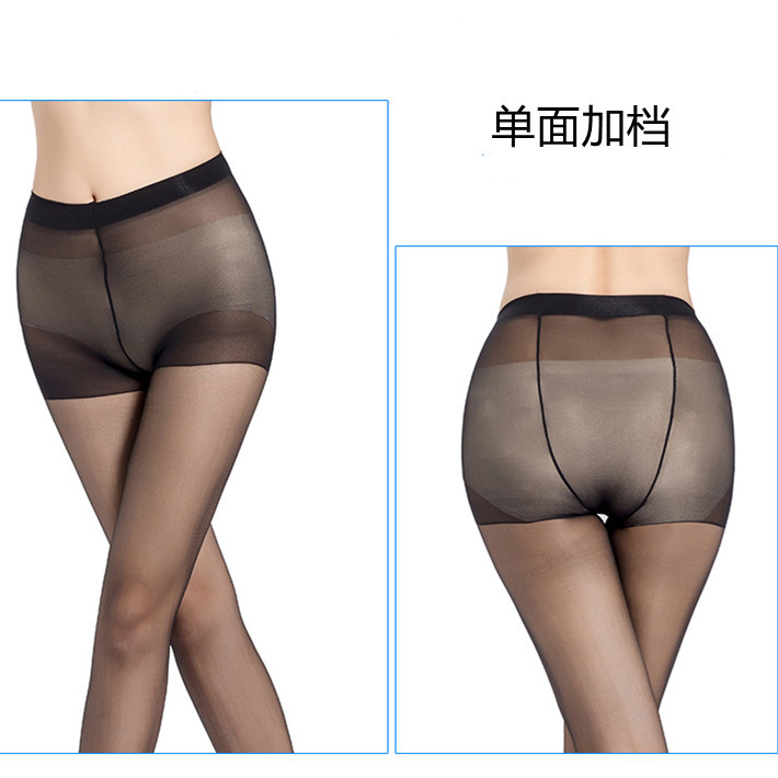 Summer Female Stocking Thin Sexy Extra Cored Silk Stockings Level T Butterfly One Line Crotch Snagging Resistant Jumpsuit