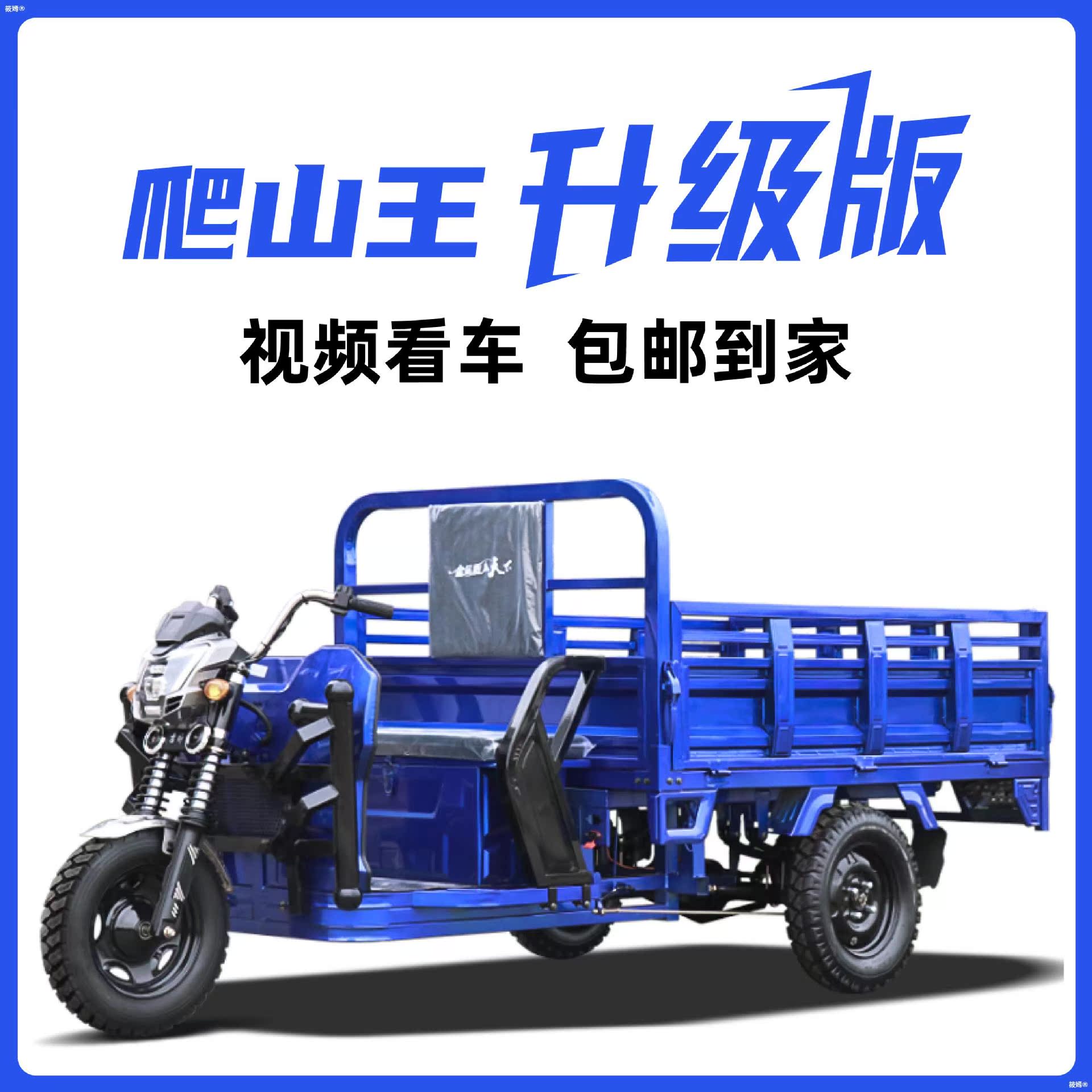 五轮自卸载重王拉沙石料工程建筑农用水电瓶载重电动三轮车062400