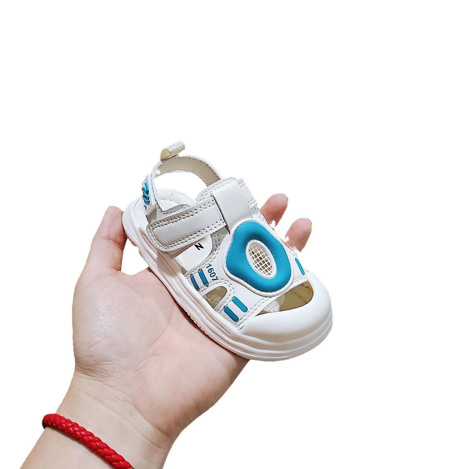 夏季儿童凉鞋男童软底魔术贴凉鞋1-3岁防踢宝宝婴幼儿沙滩鞋-阿里巴巴