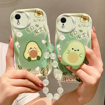 适用opporeno10牛油果手机壳reno9/8清新绿a72/a58潮流a1pro女a96