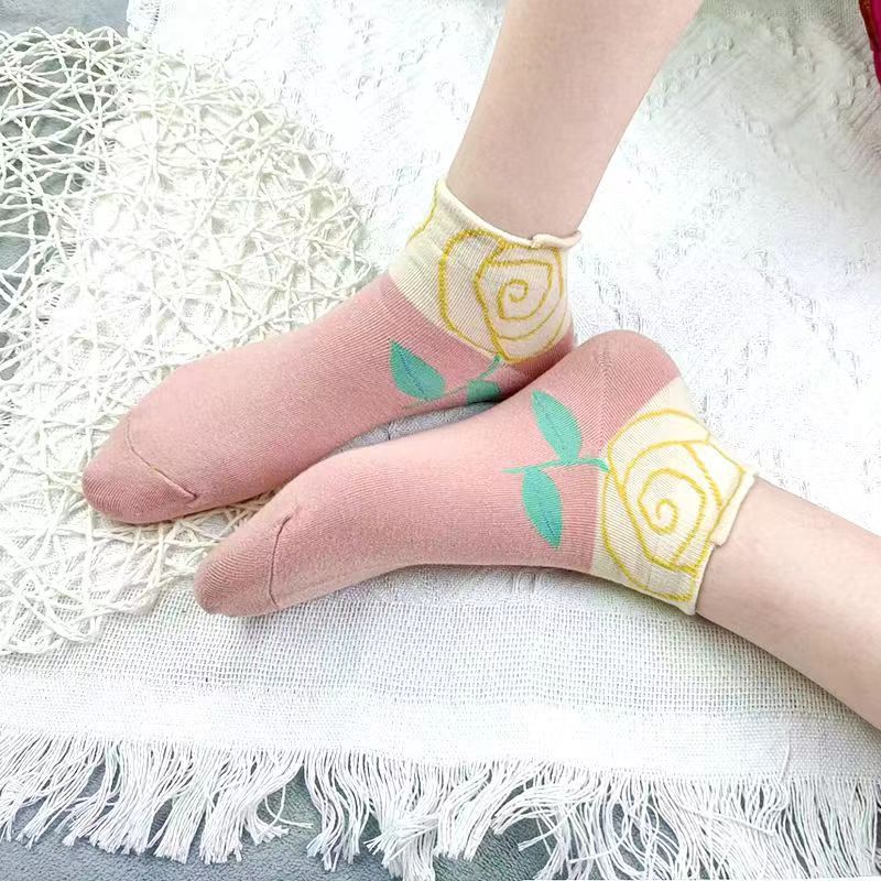 Women's Socks Summer Ins Tide All-Match and Cute Japanese and Korean Style Socks Student Women's Socks Short Ankle Socks Summer Thin