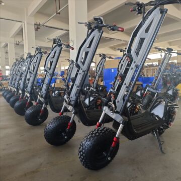 外贸前后减震宽胎越野雪地胎电动滑板车哈雷车electric scooters