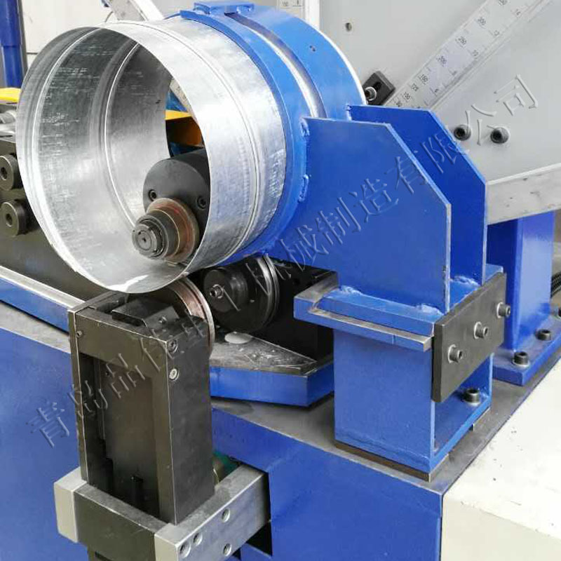 数控螺旋风管机生产线自动切割下料薄壁管机散装物料输送卷管机