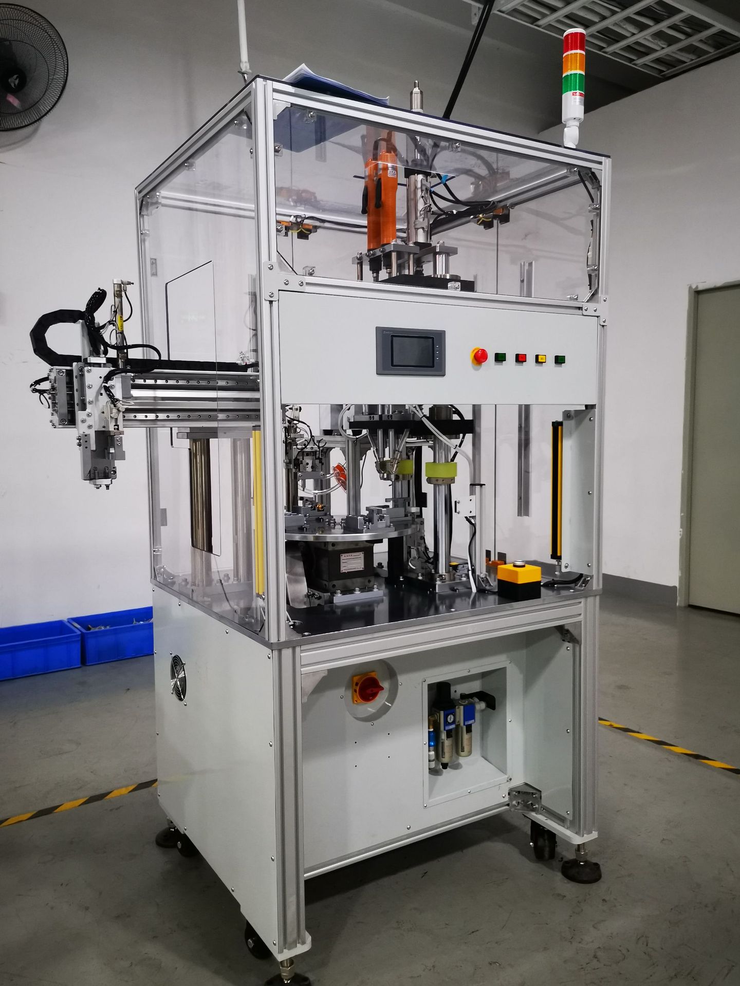 多轴转台式自动打螺丝机自动化拧螺丝设备转盘式全自动打螺丝机器