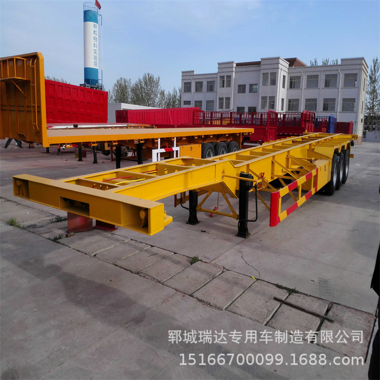 出口48英尺集装箱骨架半挂车提供配置/价格 配置-阿里巴巴