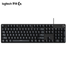 罗技（G） G412有线机械键盘 白色背光机械键盘 104键87键可选