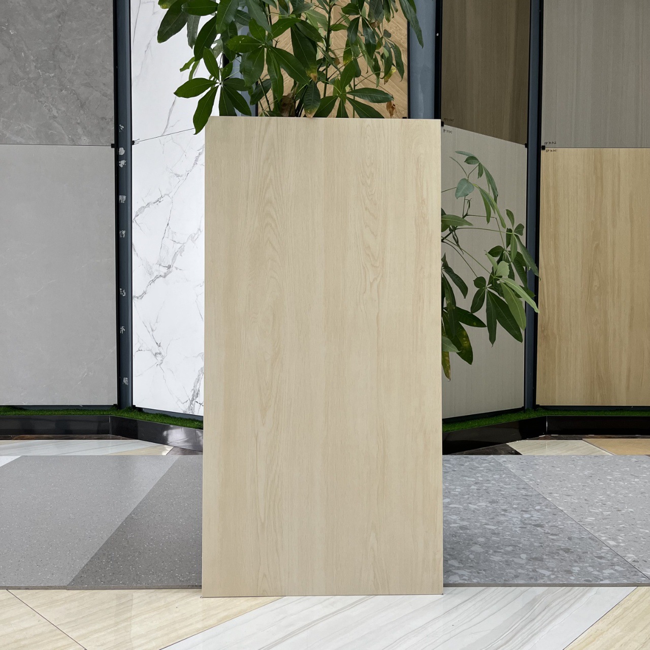 佛山木纹瓷砖600x1200全瓷仿古砖哑光仿实木木纹砖客厅卧室地砖