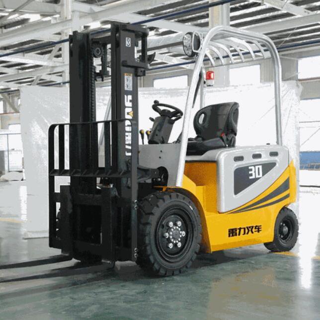 四轮电动叉车座驾式锂电池堆高液压升降新能源1吨2吨装卸环保叉车