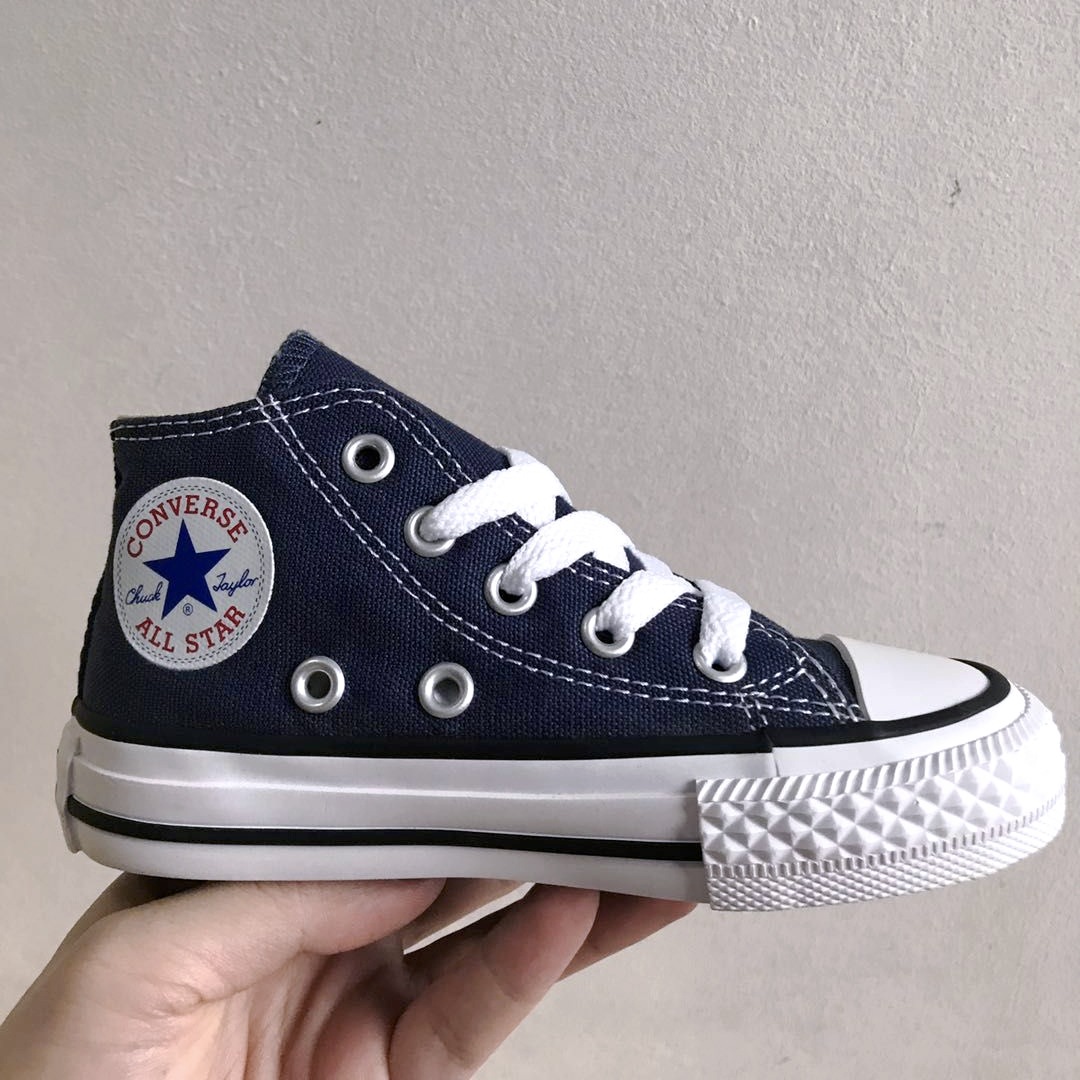 Classic American Converse Children's Canvas Shoes Boys 4-5-6 Years Old 7 Girls Parent-Child Shoes Adult Lace-up High-Top