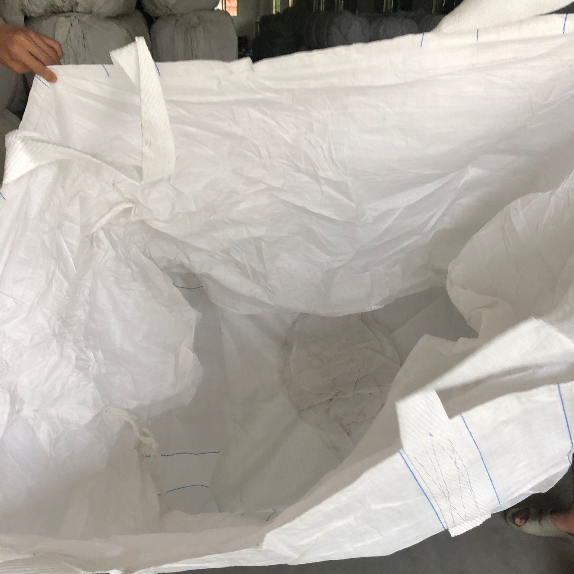 现货四吊扎口布下料口吨包袋集装袋吊装袋封口太空袋污泥桥梁预压