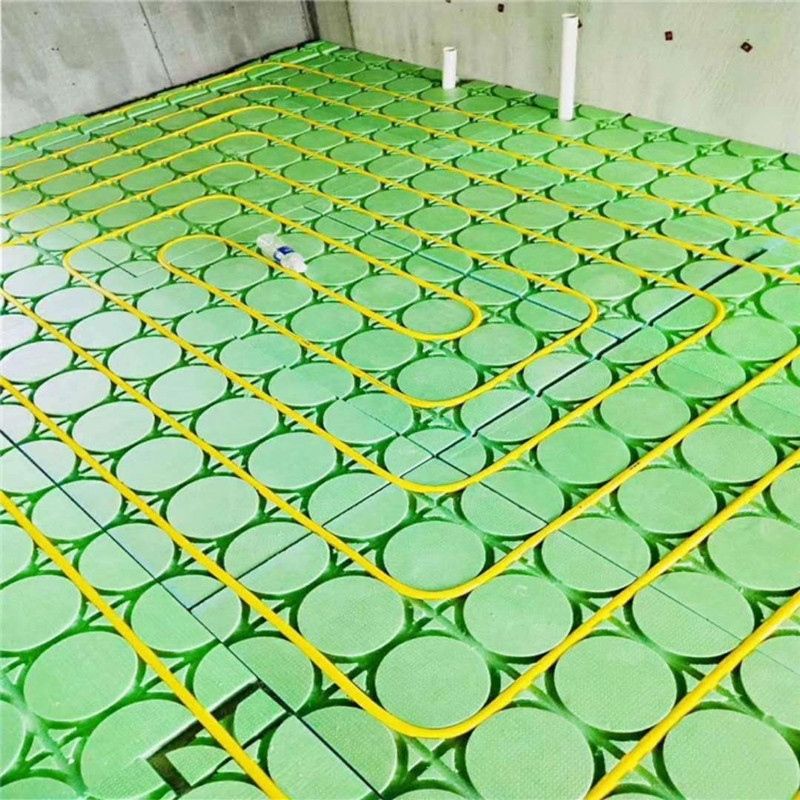 批发免回填干式电地暖水地暖保温板农村水暖炕床模块挤塑地暖模块