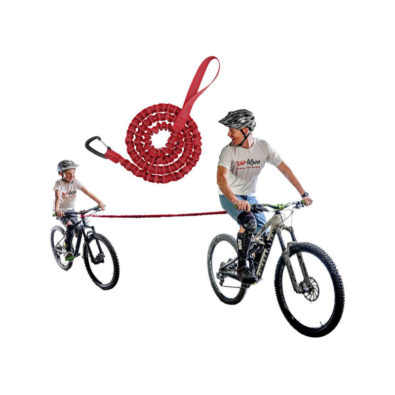 户外自行车牵引绳 儿童山地车拖绳 亲子拉力绳子便捷式拖车绳