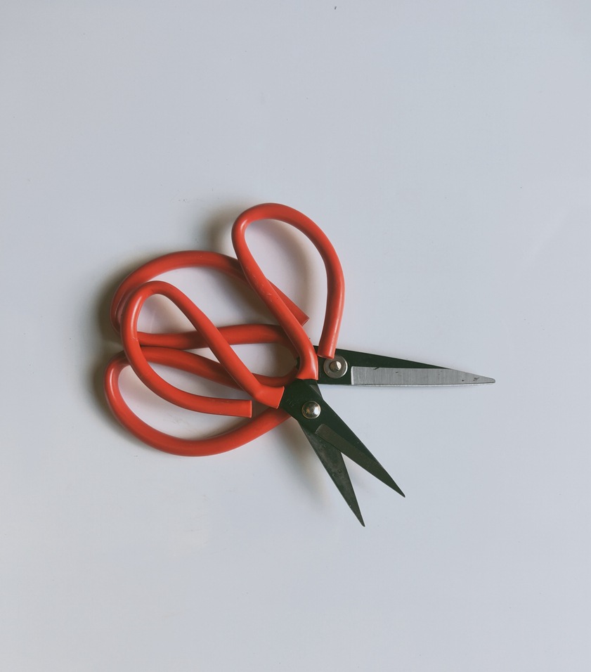 套皮剪1号红柄剪刀厨房家用剪刀铁皮剪裁缝工厂剪刀裁布皮革剪