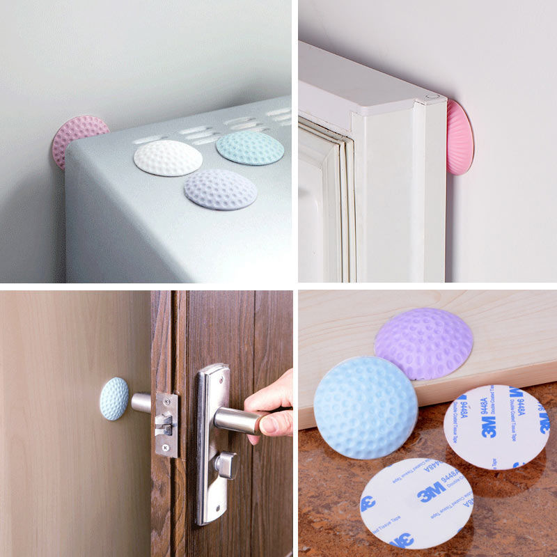 防撞贴门把手防撞垫家用冰箱门防撞垫硅胶防磕碰门后缓冲保护垫